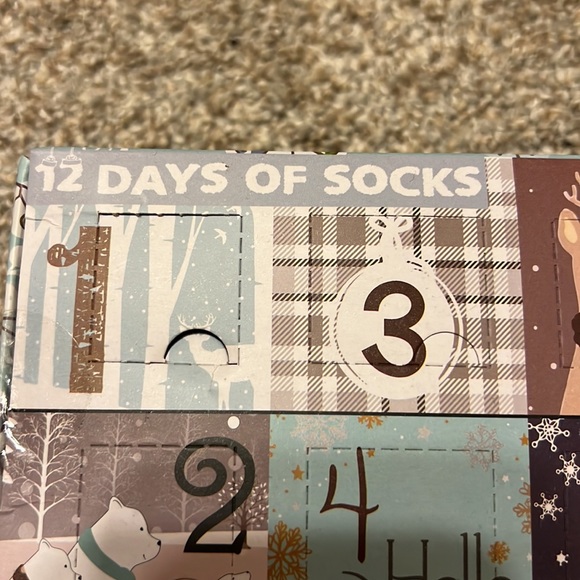 Never opened 12 days of socks. Size 4-10 - Picture 2 of 4